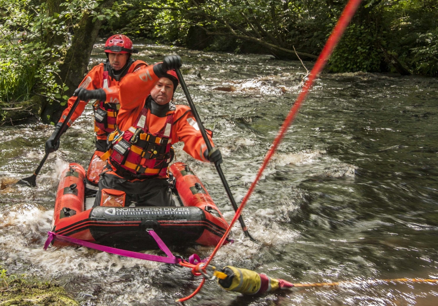 Water Skills Training for Mid-Pennine Mountain Rescue Teams